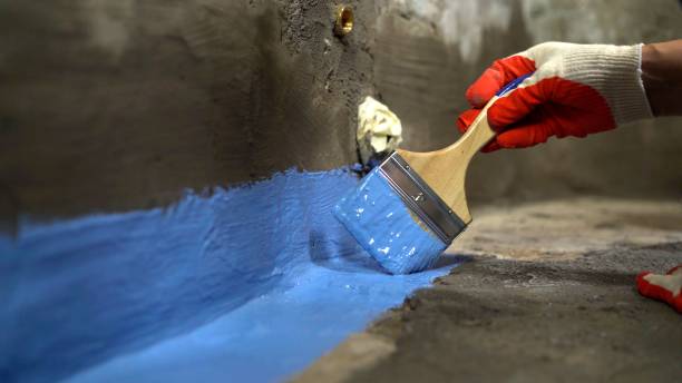 Commercial Vapor Barrier Installation project at a Mosinee, WI business property by SJ Waterproofing Pros